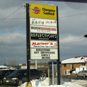 Backlit Pylon Sign