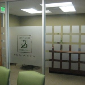 Frosted Window Graphics