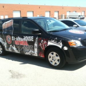 Half Wrap with Window Vinyl Graphics